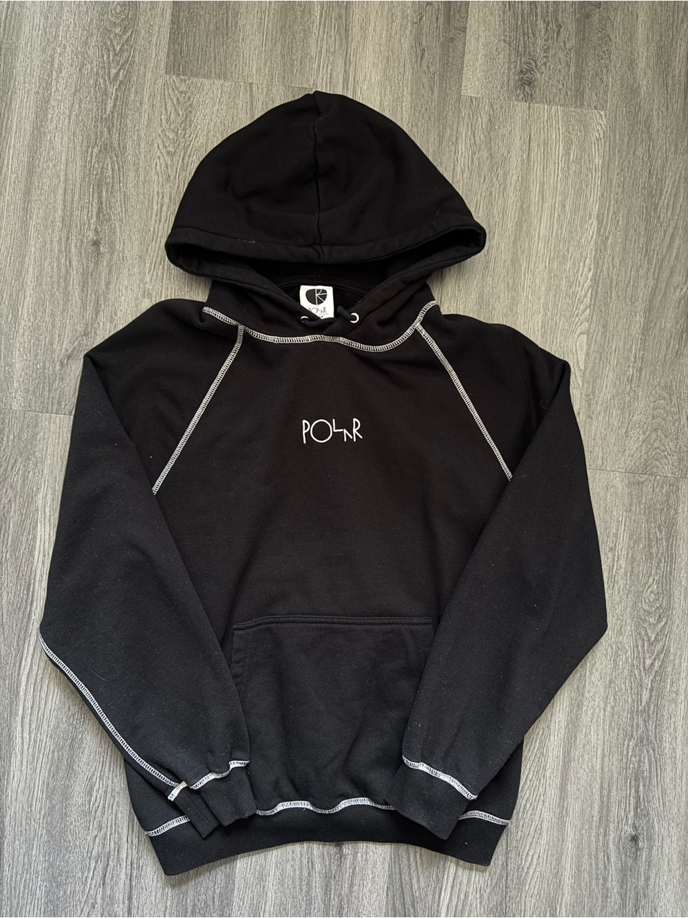 Polar skate co Black Hoodie - Men's Pullover Sweatshirt